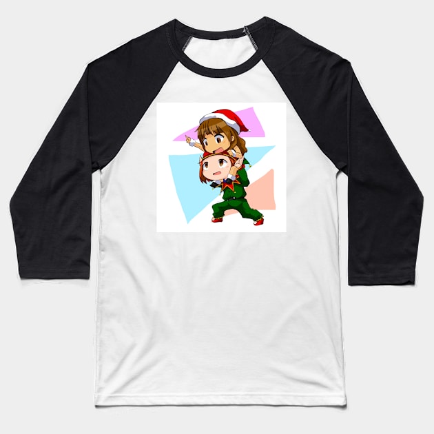 Xmas Wayhaught Baseball T-Shirt by riozaki21